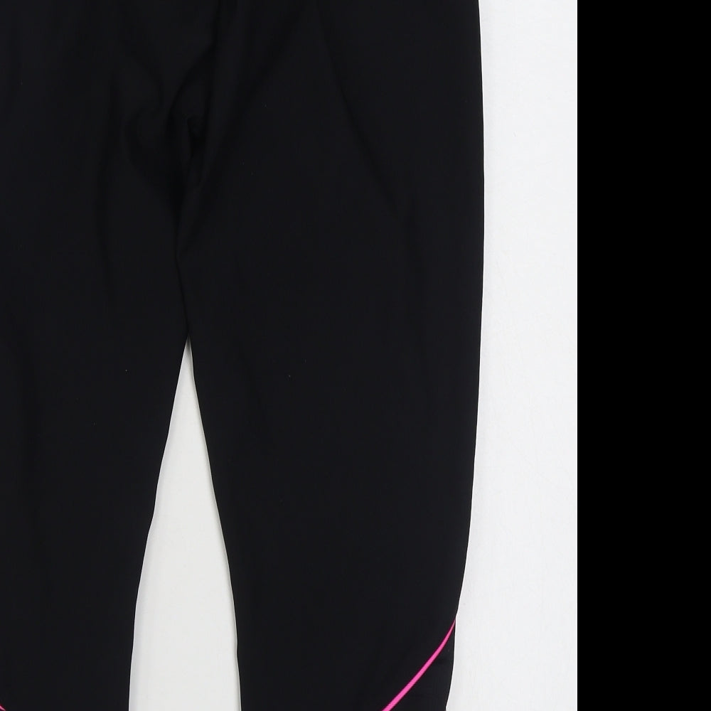 Walmart Womens Black  Polyester Jogger Leggings Size L L26 in
