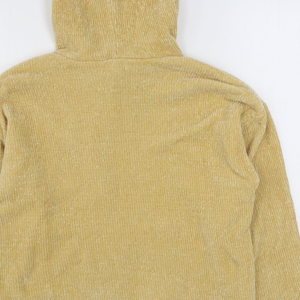 Primark Womens Yellow  Polyester Pullover Hoodie Size M  Pullover