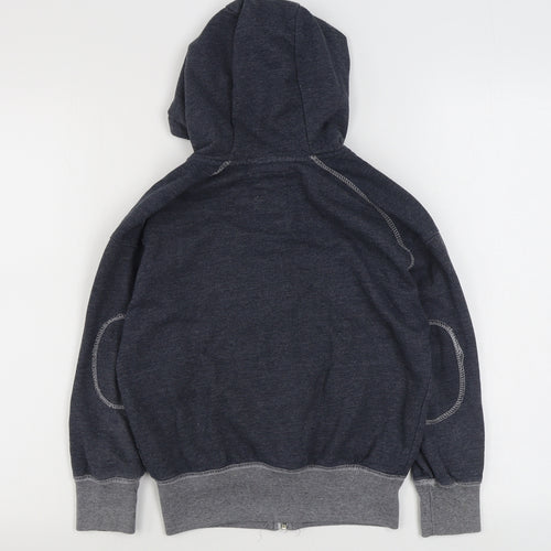 Hay Wire Boys Blue  Cotton Full Zip Hoodie Size 6-7 Years  Zip