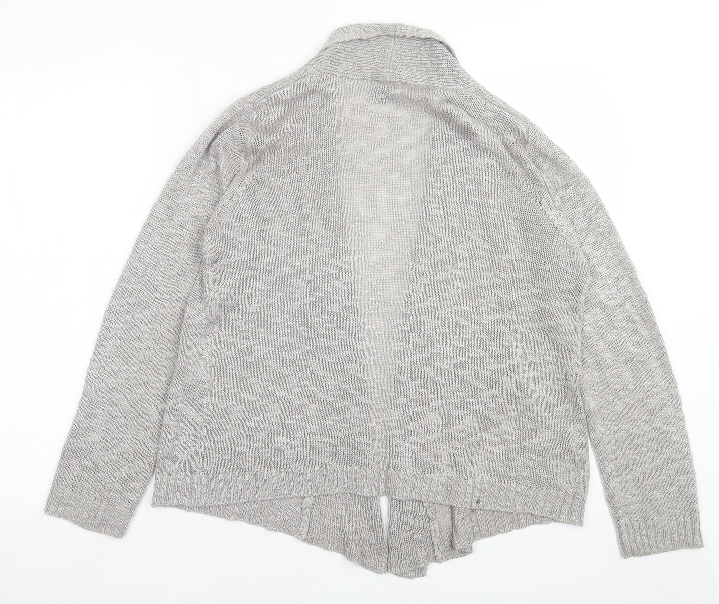 twin lakes Womens Grey V-Neck  Acrylic Cardigan Jumper Size S