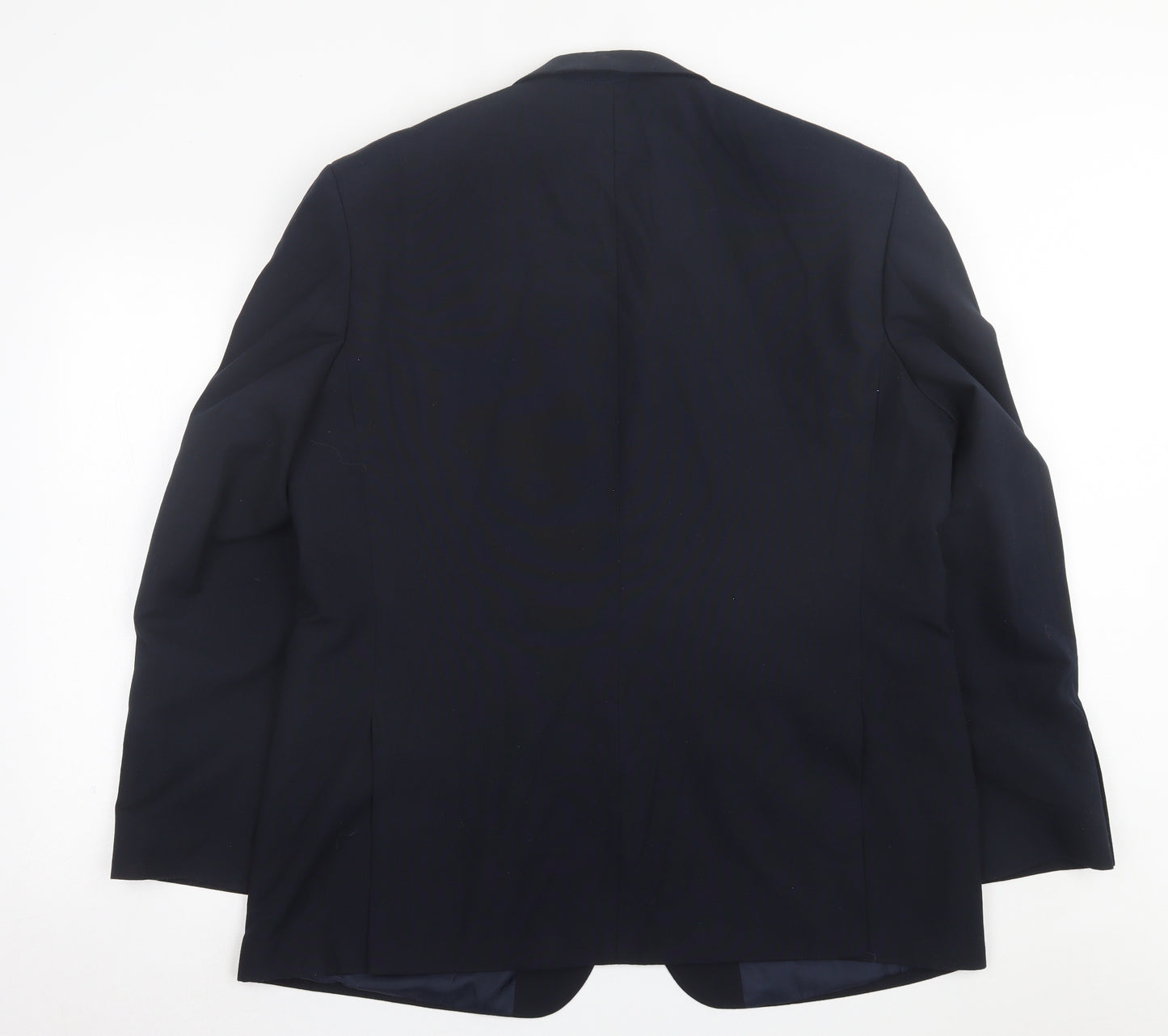 Racing Green Mens Blue  Polyester Jacket Suit Jacket Size 44