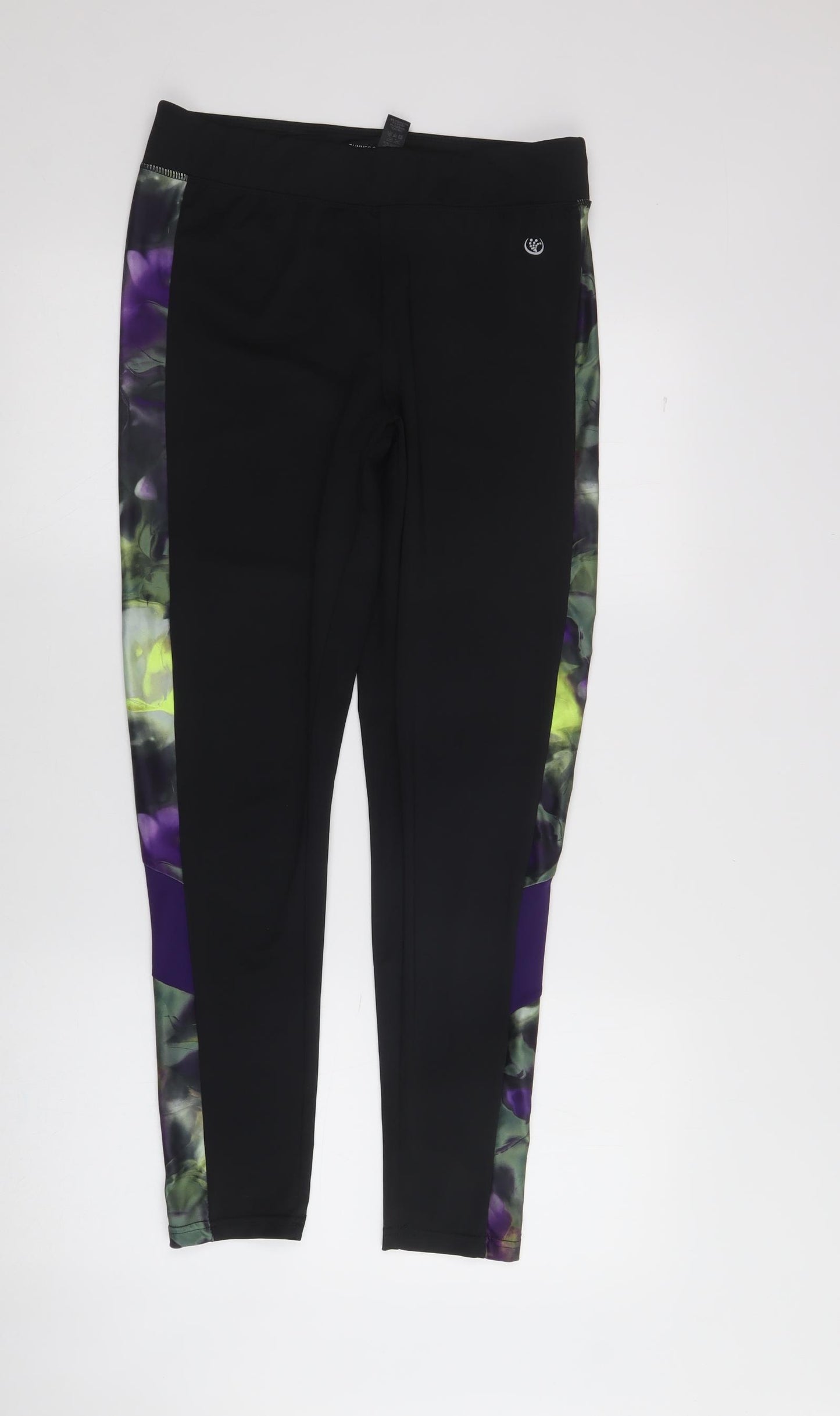 Dunnes stores  Womens Black  Polyester Jogger Leggings Size M L26 in   - Leggings