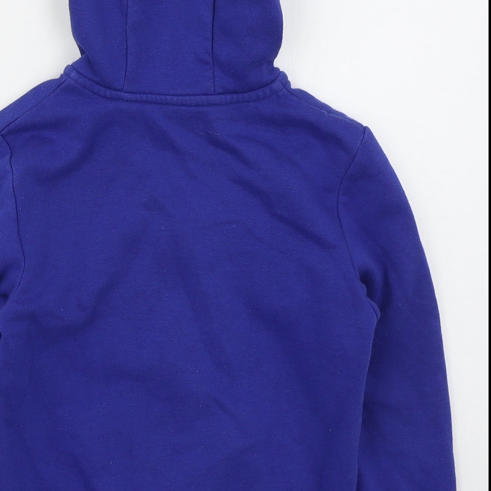 Dunnes Boys Blue  Cotton Full Zip Hoodie Size 5 Years  Zip