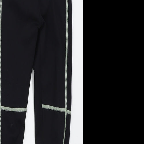 Dunnes Girls Black  Polyester Carrot Trousers Size 8-9 Years  Regular  - Better Faster Stronger