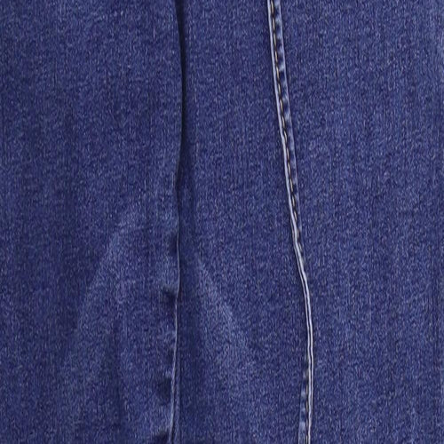 The Casual Company Womens Blue  Cotton Skinny Jeans Size 10 L29 in Regular Drawstring