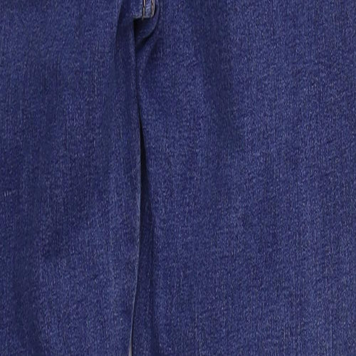 The Casual Company Womens Blue  Cotton Skinny Jeans Size 10 L29 in Regular Drawstring
