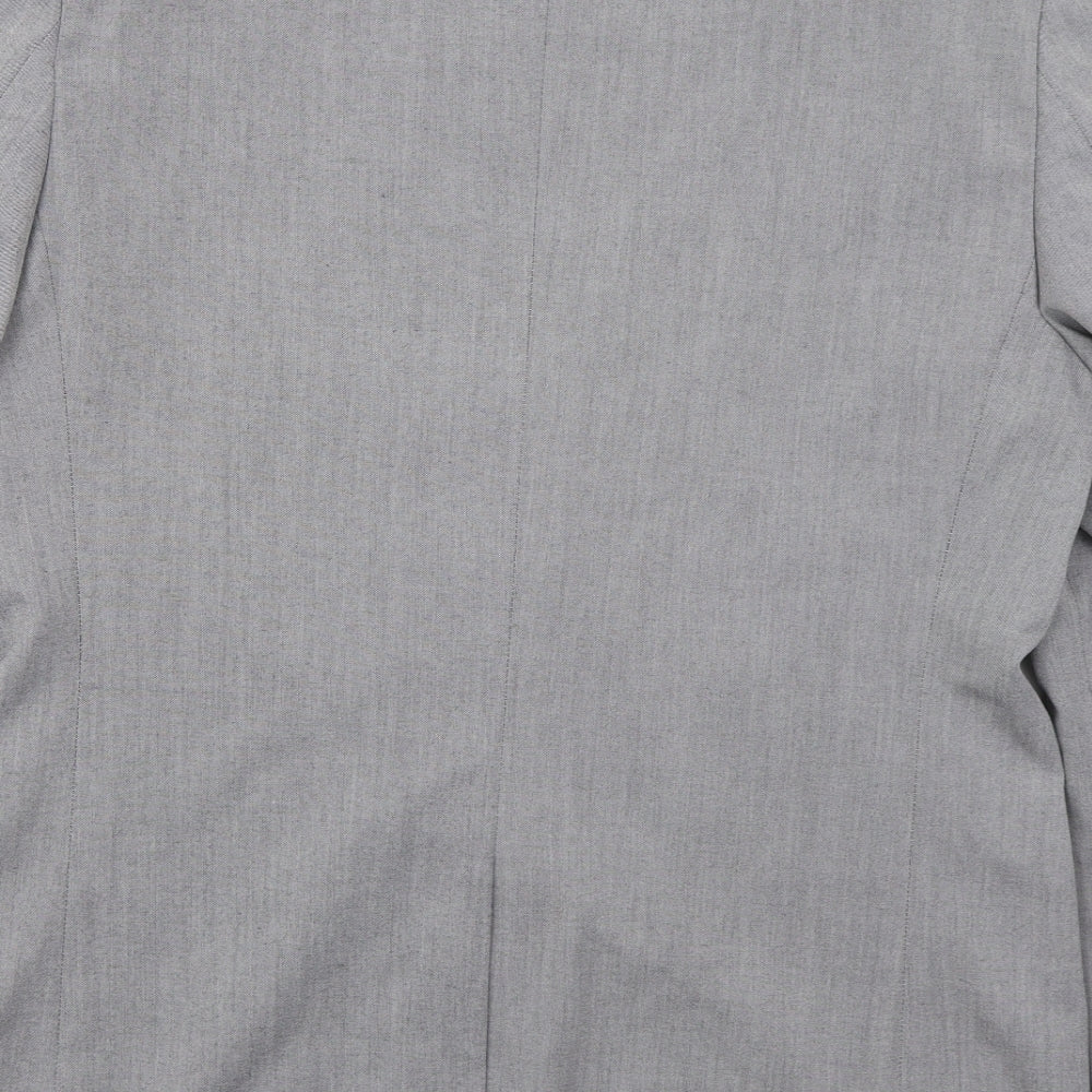 Taylor & Wright Mens Grey  Polyester Jacket Suit Jacket Size 42