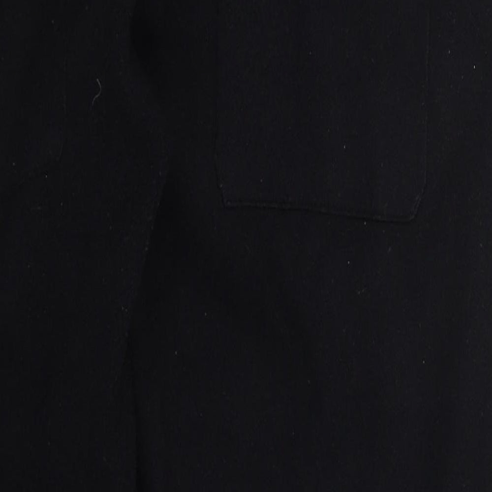 Zara Womens Black  Viscose Sweatpants Trousers Size M L23 in Regular Drawstring