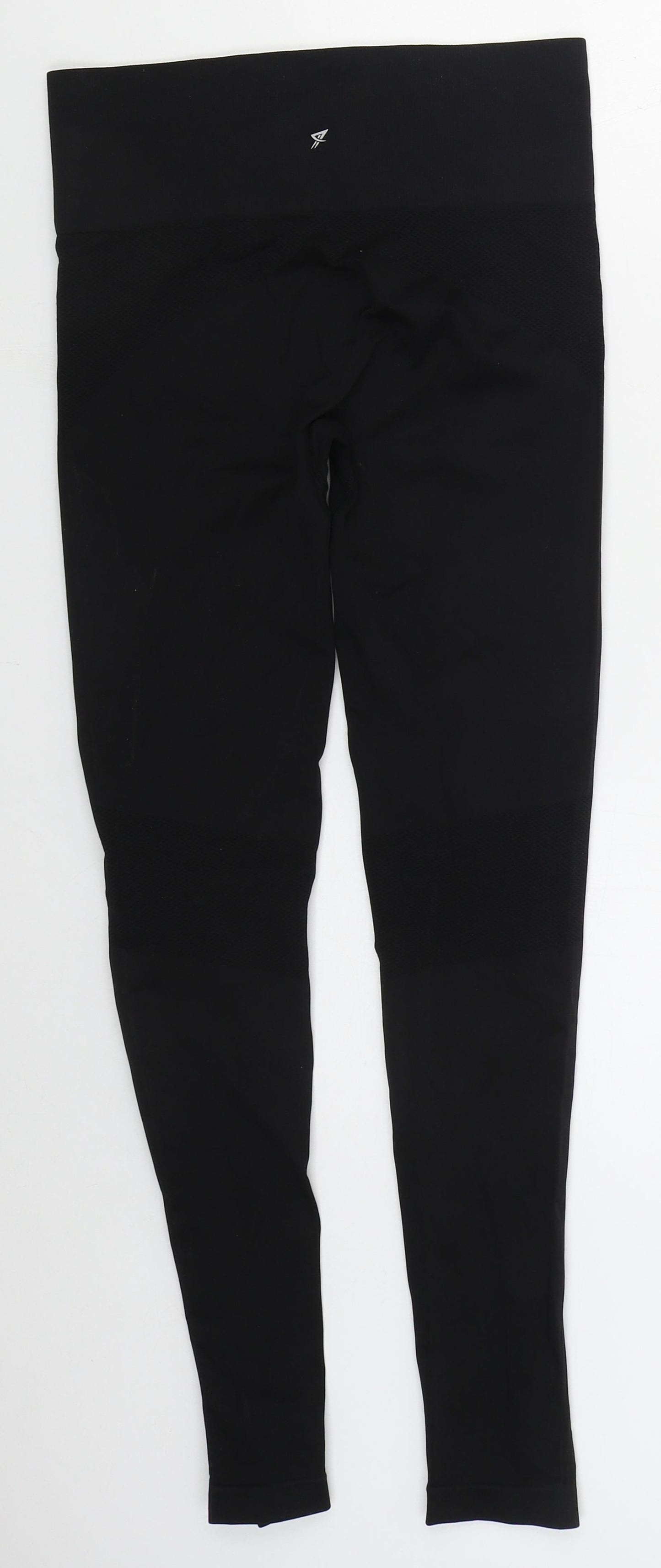 Primark Womens Black  Nylon Compression Leggings Size 10 L28 in Regular