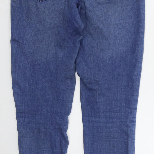H&M Womens Blue  Cotton Jegging Jeans Size 8 L29 in Regular