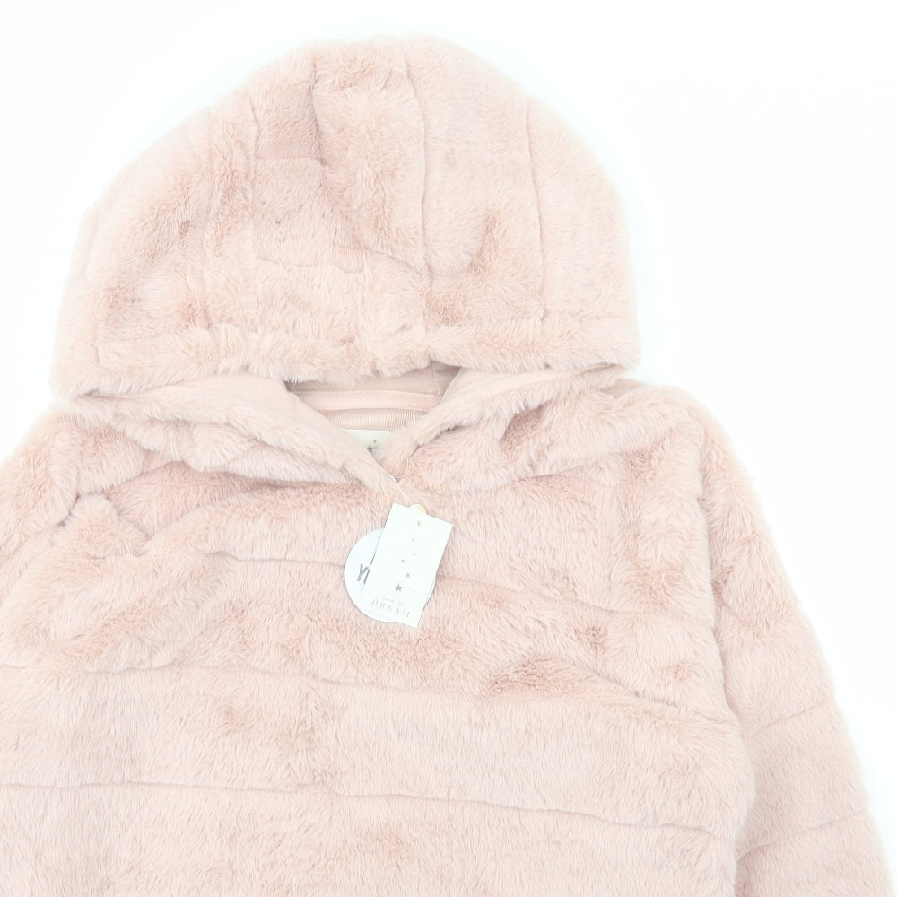Matalan Womens Pink  Polyester Pullover Hoodie Size S  Pullover