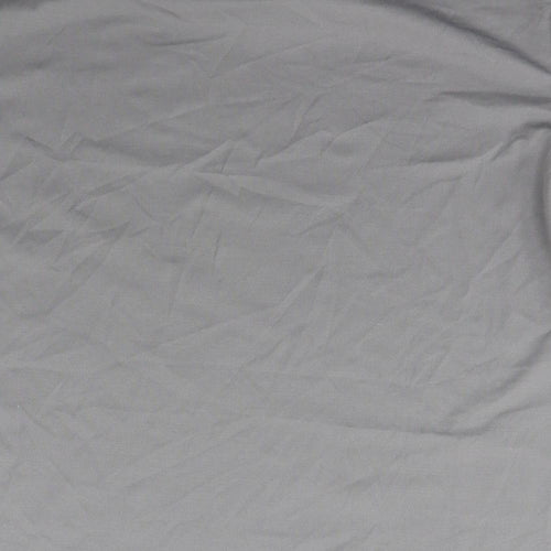 Preworn Womens Grey  Polyamide Basic T-Shirt Size XL Scoop Neck Pullover
