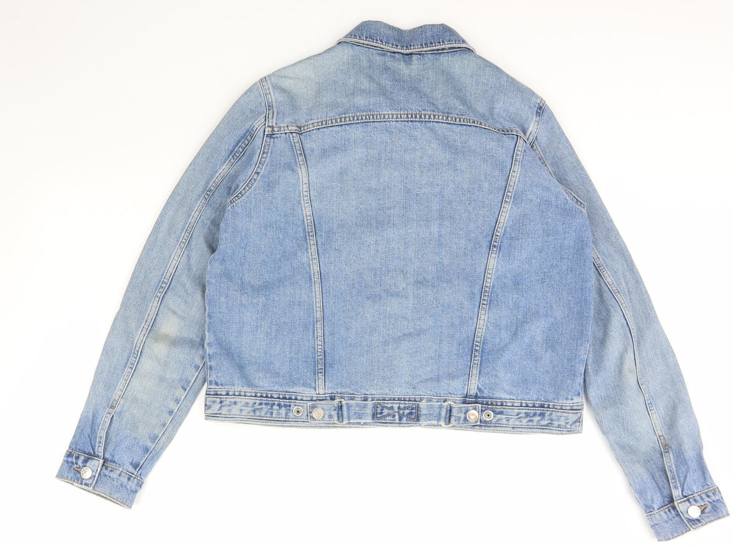 Topshop Womens Blue   Jacket Coat Size 16  Button