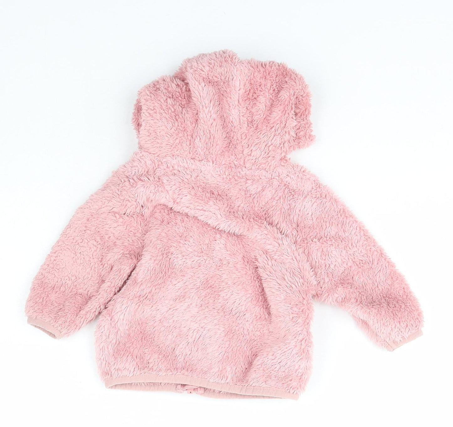 NEXT Baby Pink  Polyester Full Zip Jumper Size 3-6 Months