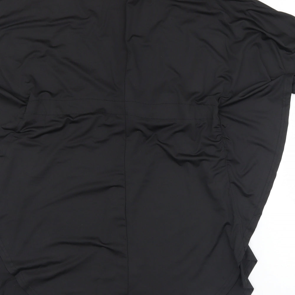 Zanzea Womens Black  Polyester Basic Blouse Size 10 V-Neck