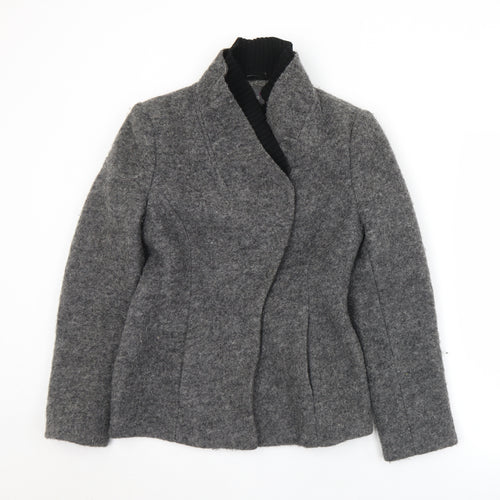 Marks and Spencer Womens Grey   Jacket  Size 8  Snap