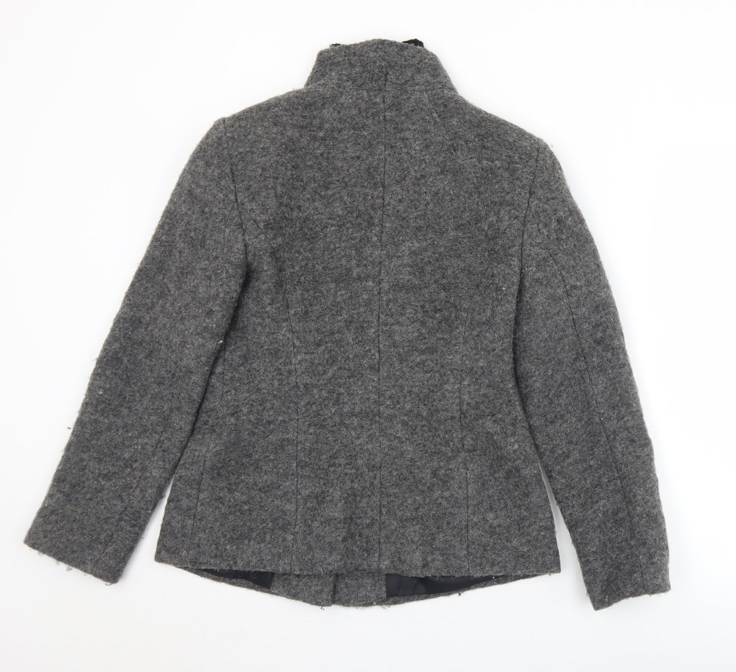 Marks and Spencer Womens Grey   Jacket  Size 8  Snap