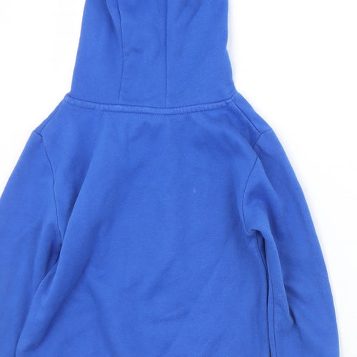 Dunnes Stores Boys Blue  Cotton Pullover Hoodie Size 5 Years   - The Future is Now