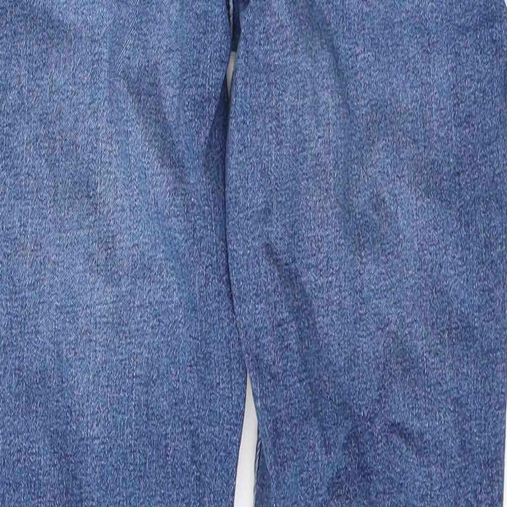 River Island Girls Blue  Cotton Skinny Jeans Size 12 Years  Regular Pullover