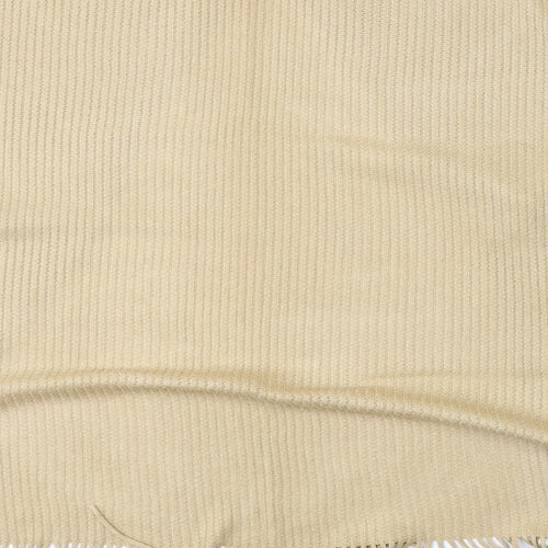 Florence + Fred Womens Beige V-Neck  Acrylic Cape Jumper One Size