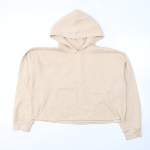 New Look Womens Beige  Cotton Pullover Hoodie Size XL  Pullover