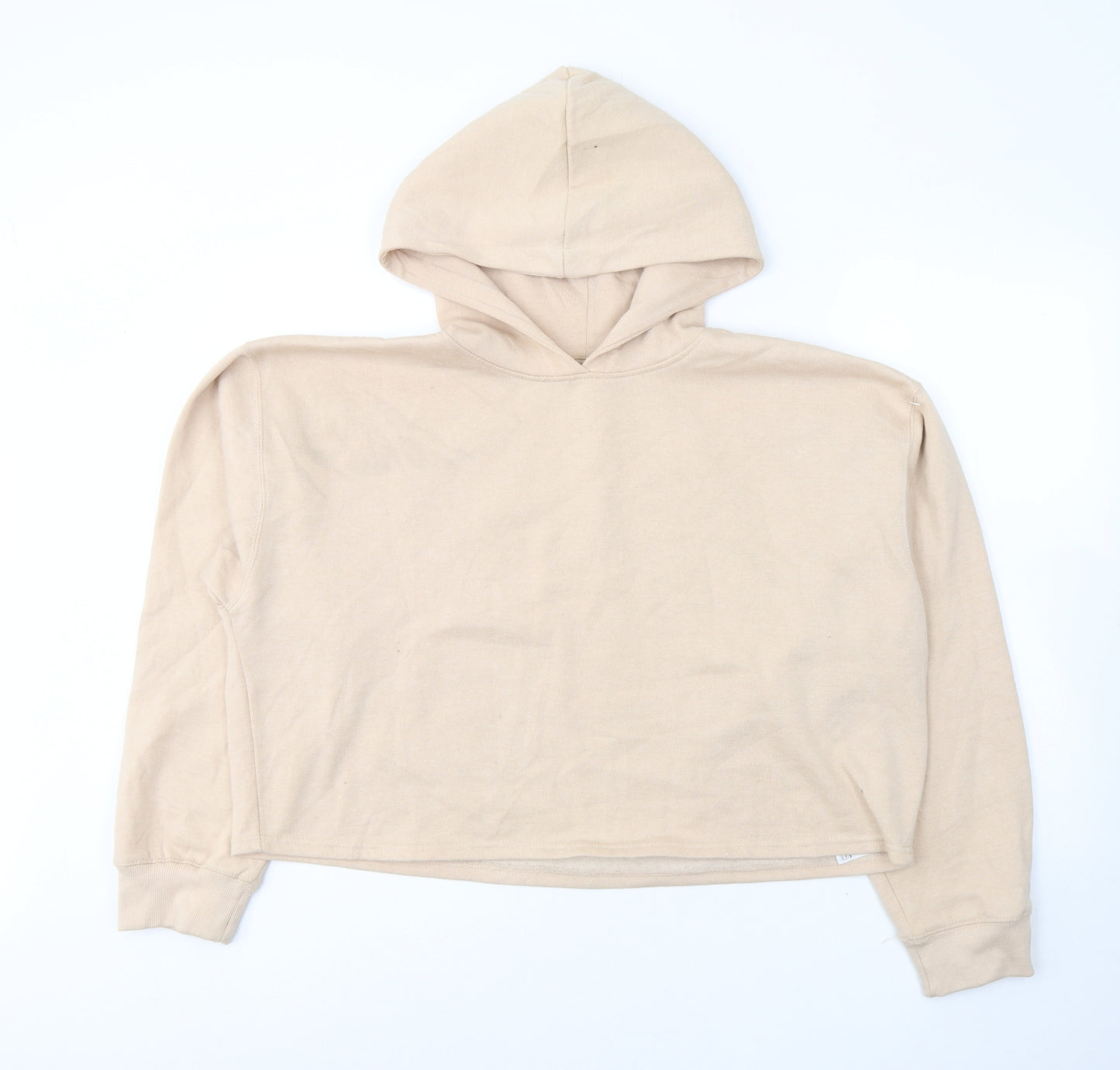 New Look Womens Beige  Cotton Pullover Hoodie Size XL  Pullover