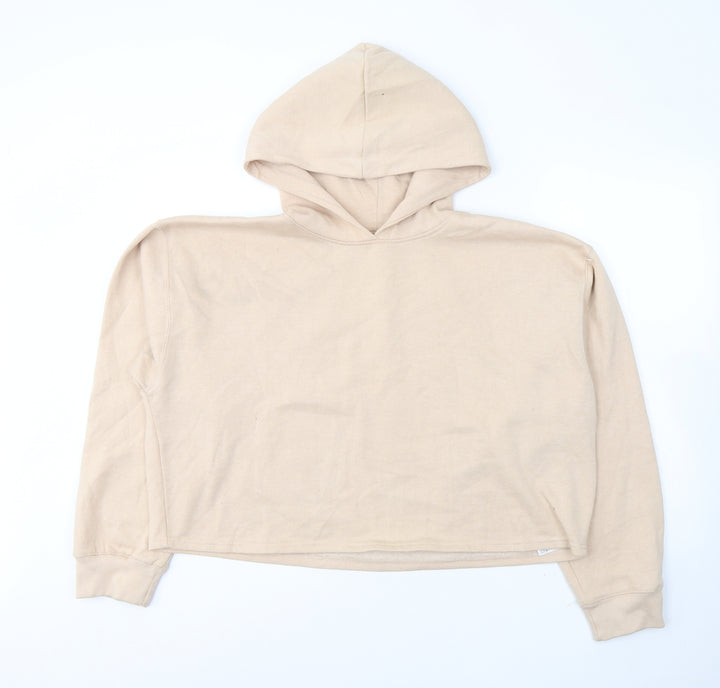New Look Womens Beige  Cotton Pullover Hoodie Size XL  Pullover