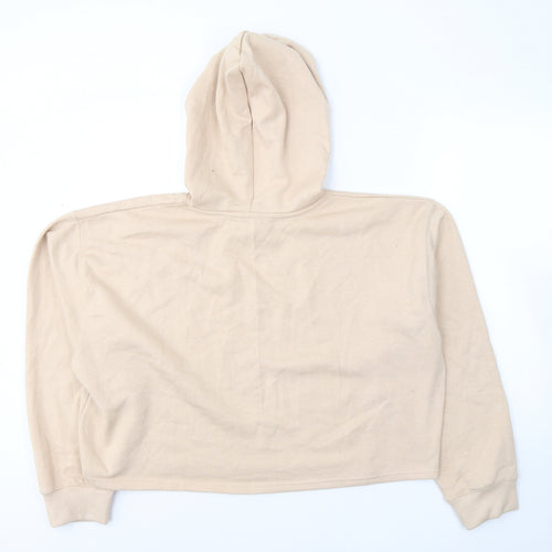 New Look Womens Beige  Cotton Pullover Hoodie Size XL  Pullover