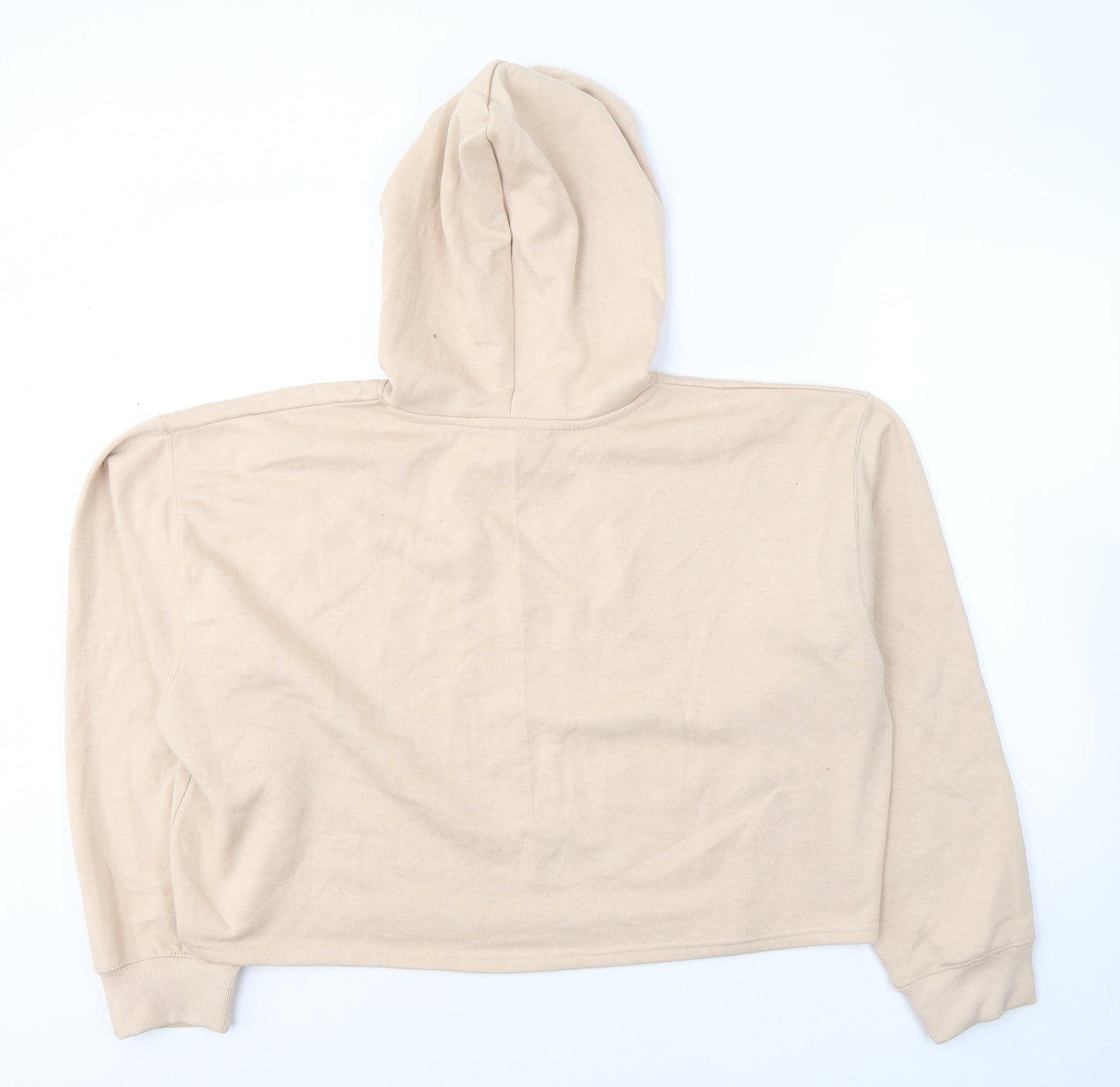 New Look Womens Beige  Cotton Pullover Hoodie Size XL  Pullover