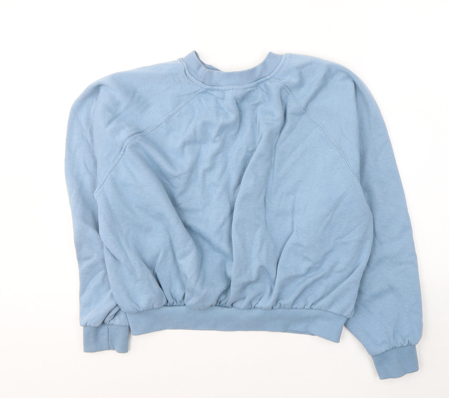 Divided by H&M Womens Blue  Cotton Pullover Sweatshirt Size L  Pullover - Feel emphaty