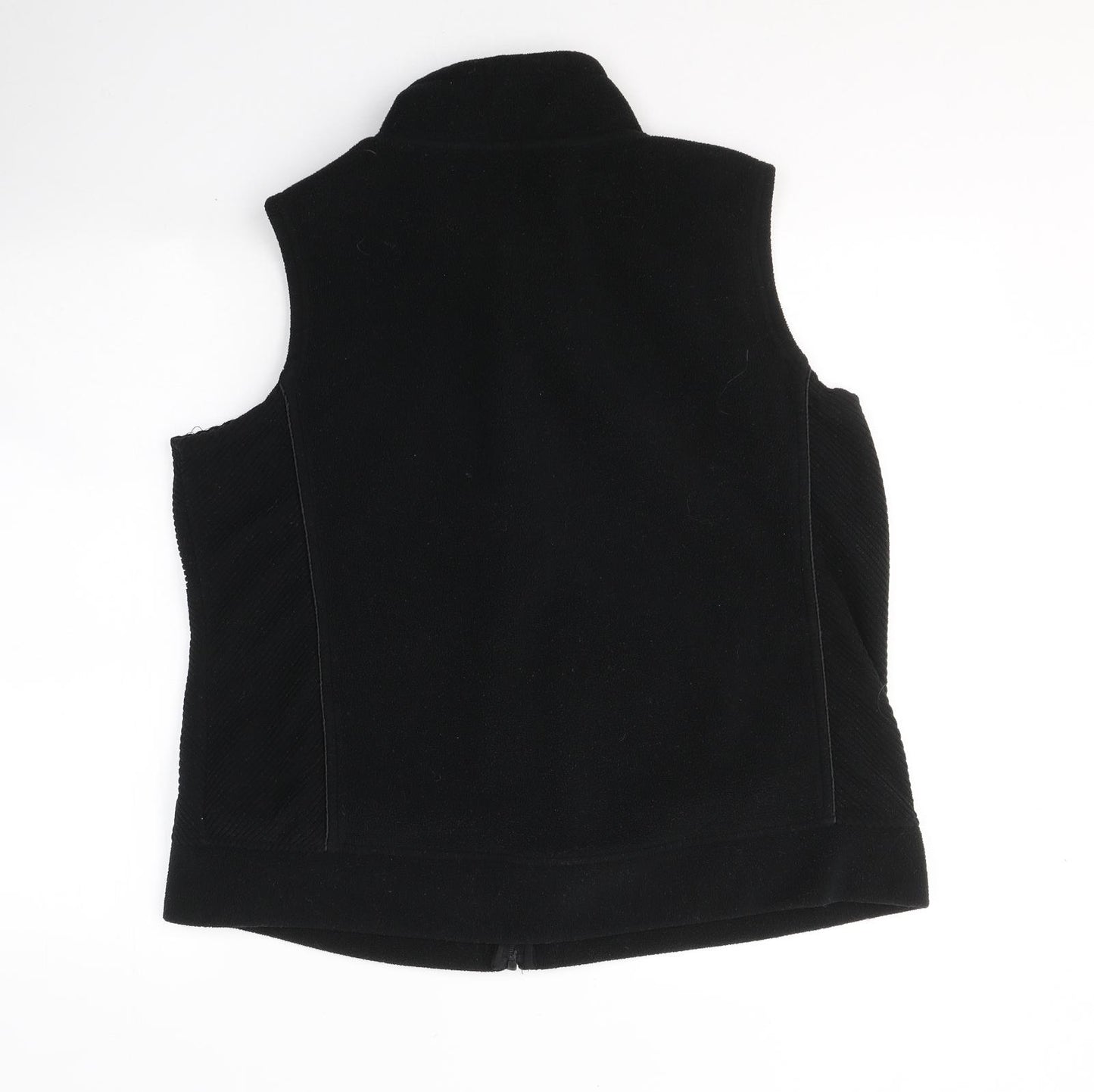 Bonmarché Womens Black   Gilet Jacket Size L  Zip