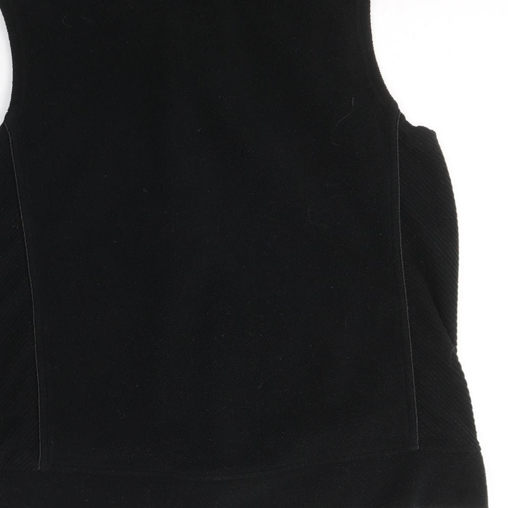 Bonmarché Womens Black   Gilet Jacket Size L  Zip