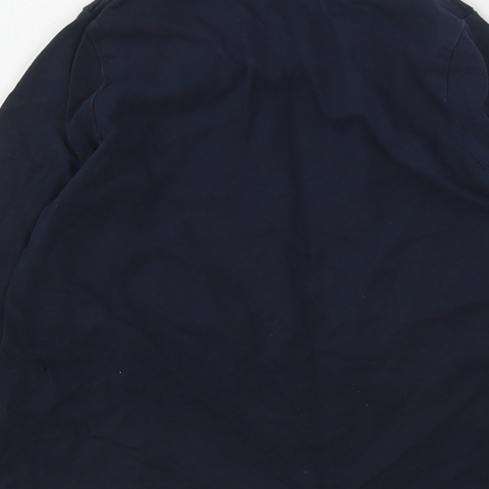 name it Girls Blue  Cotton Basic T-Shirt Size 3-4 Years Round Neck