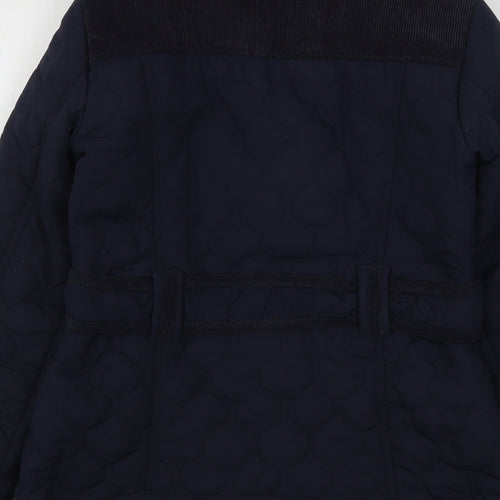 Brave Soul Womens Blue   Quilted Coat Size 8