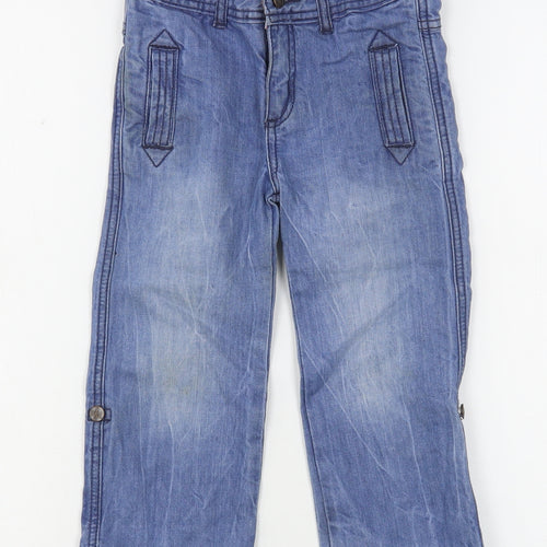 Minnie Mouse Boys Blue  Cotton Straight Jeans Size 2-3 Years  Regular Button