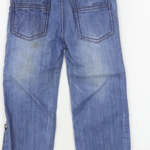 Minnie Mouse Boys Blue  Cotton Straight Jeans Size 2-3 Years  Regular Button