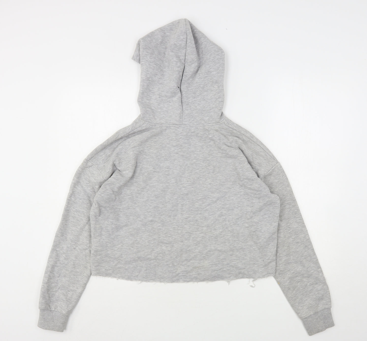 New Look Girls Grey  Polyester Pullover Hoodie Size 14-15 Years