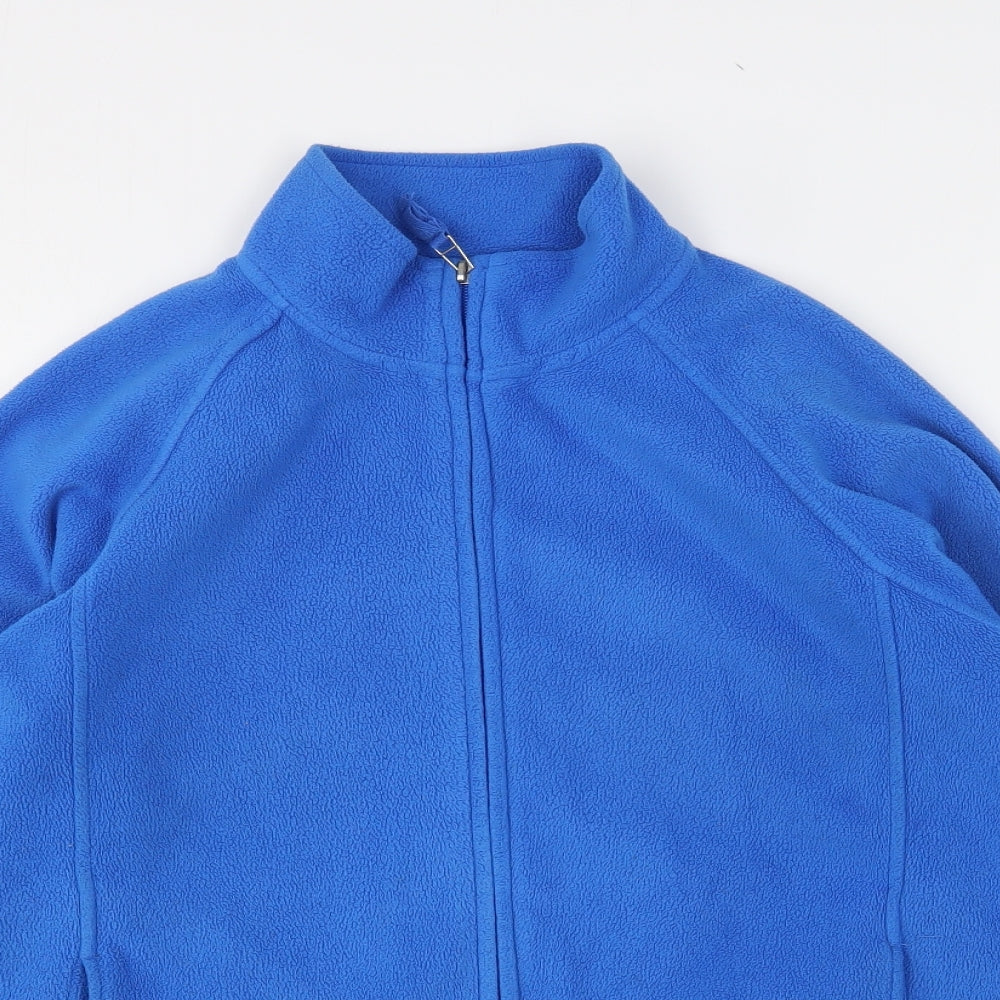 Dunnes Stores Womens Blue  Polyester Full Zip Sweatshirt Size 16