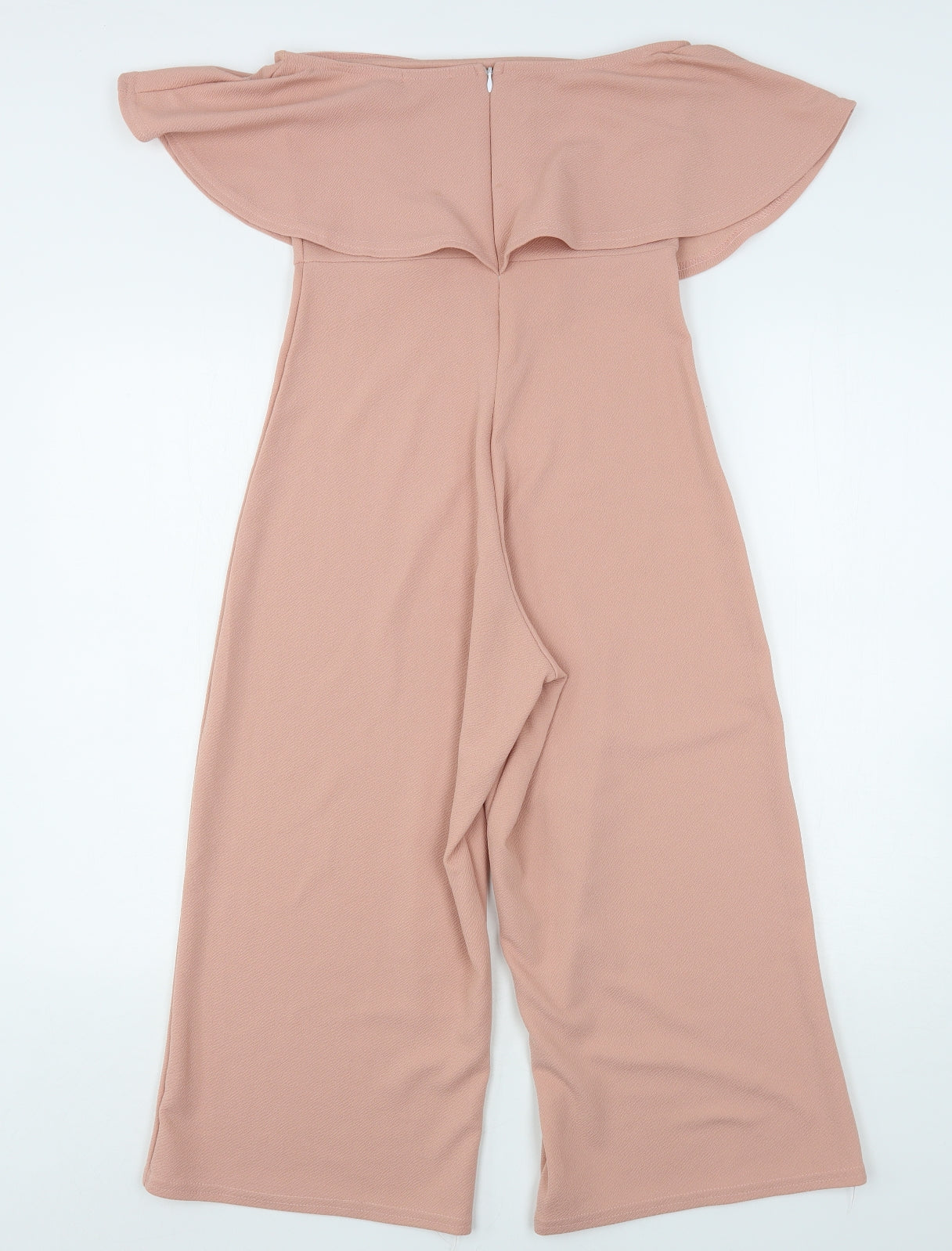 PRETTYLITTLETHING Womens Pink  Polyester Jumpsuit One-Piece Size 10 L21 in