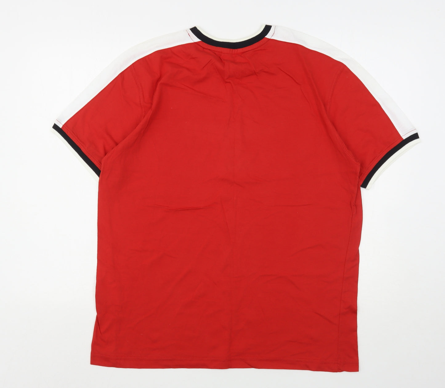 Fifa World Cup Mens Red  Cotton  T-Shirt Size XL Round Neck  - Poland
