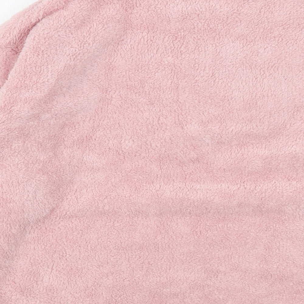 Peacock Womens Pink  Polyester Pullover Sweatshirt Size M