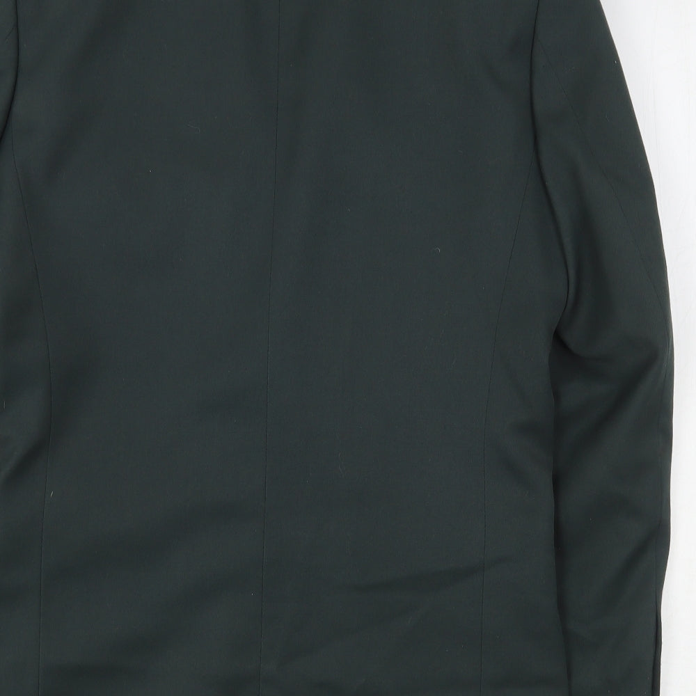 Modern Classic Mens Green  Polyester Jacket Suit Jacket Size 36