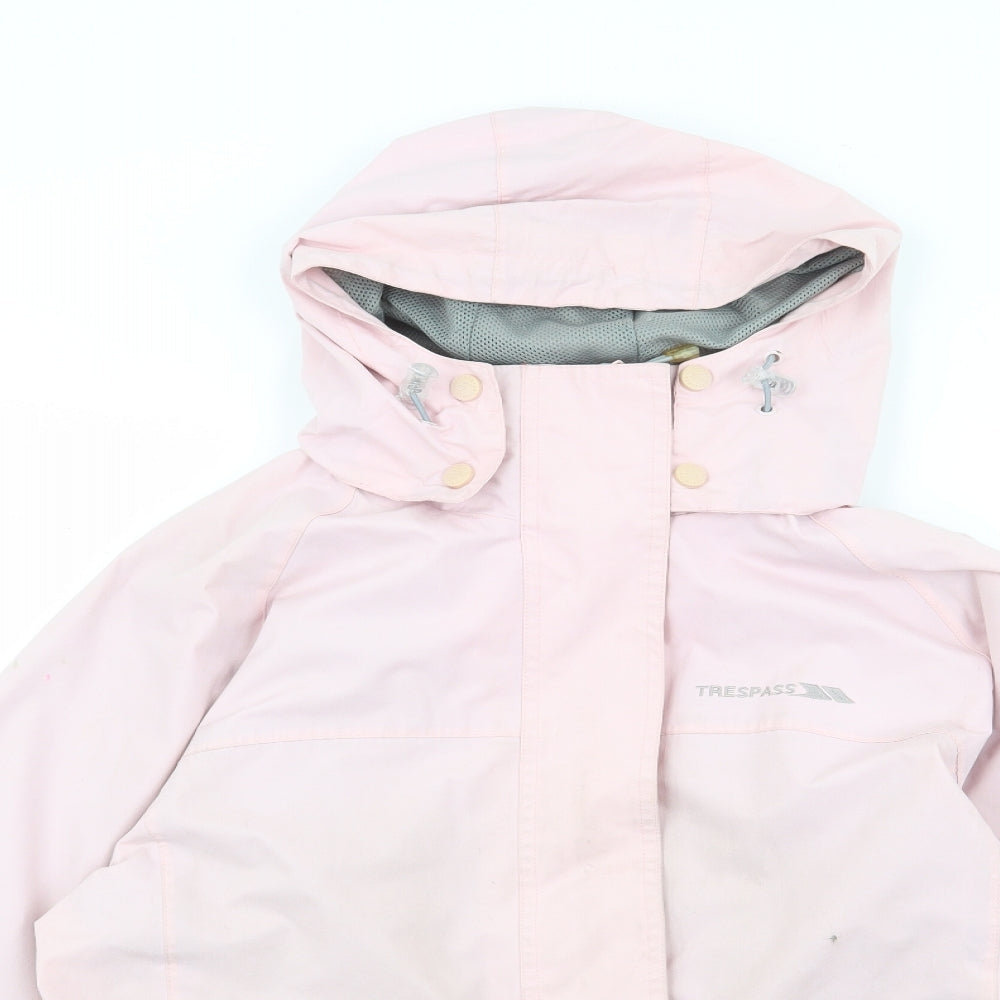 Trespass Womens Pink   Rain Coat Coat Size S  Zip