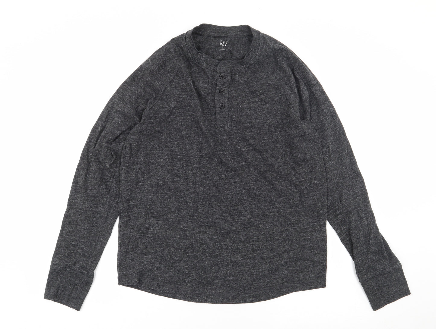 Gap Mens Grey  Cotton  T-Shirt Size M Crew Neck