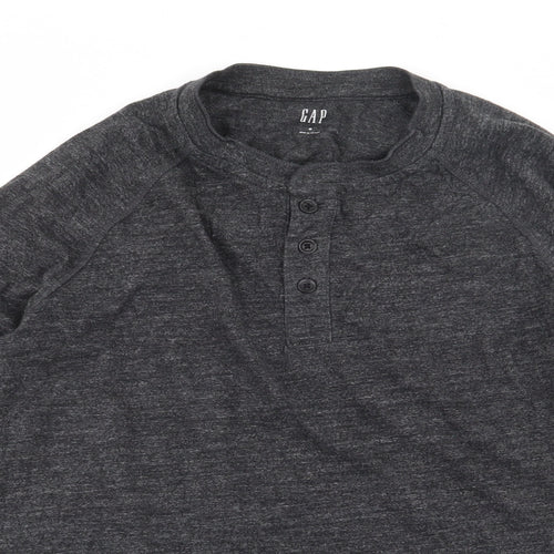 Gap Mens Grey  Cotton  T-Shirt Size M Crew Neck