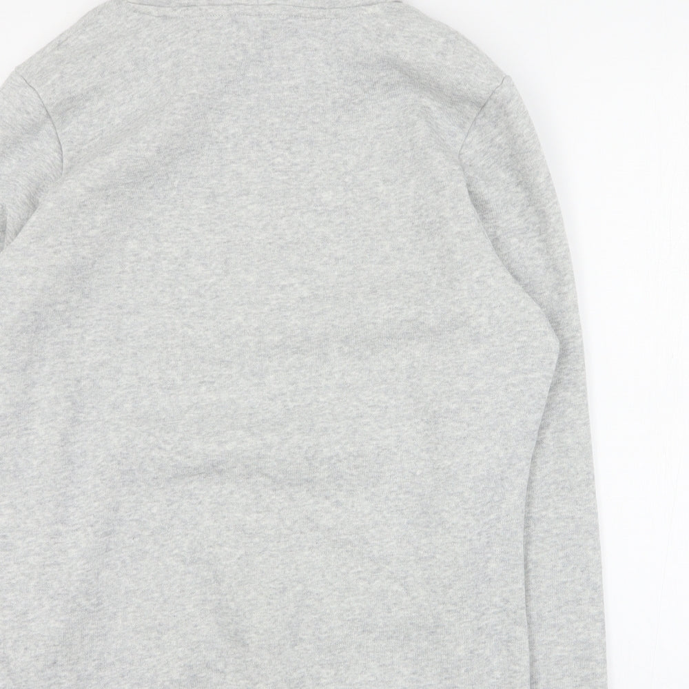 PUMA Womens Grey  Cotton Pullover Hoodie Size L  Pullover