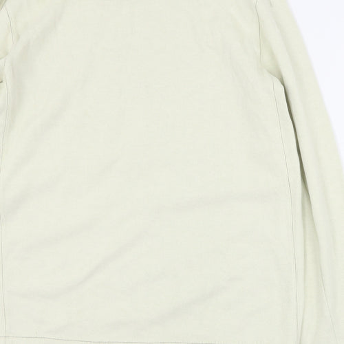 NEXT Mens Beige Round Neck  Cotton Pullover Jumper Size L