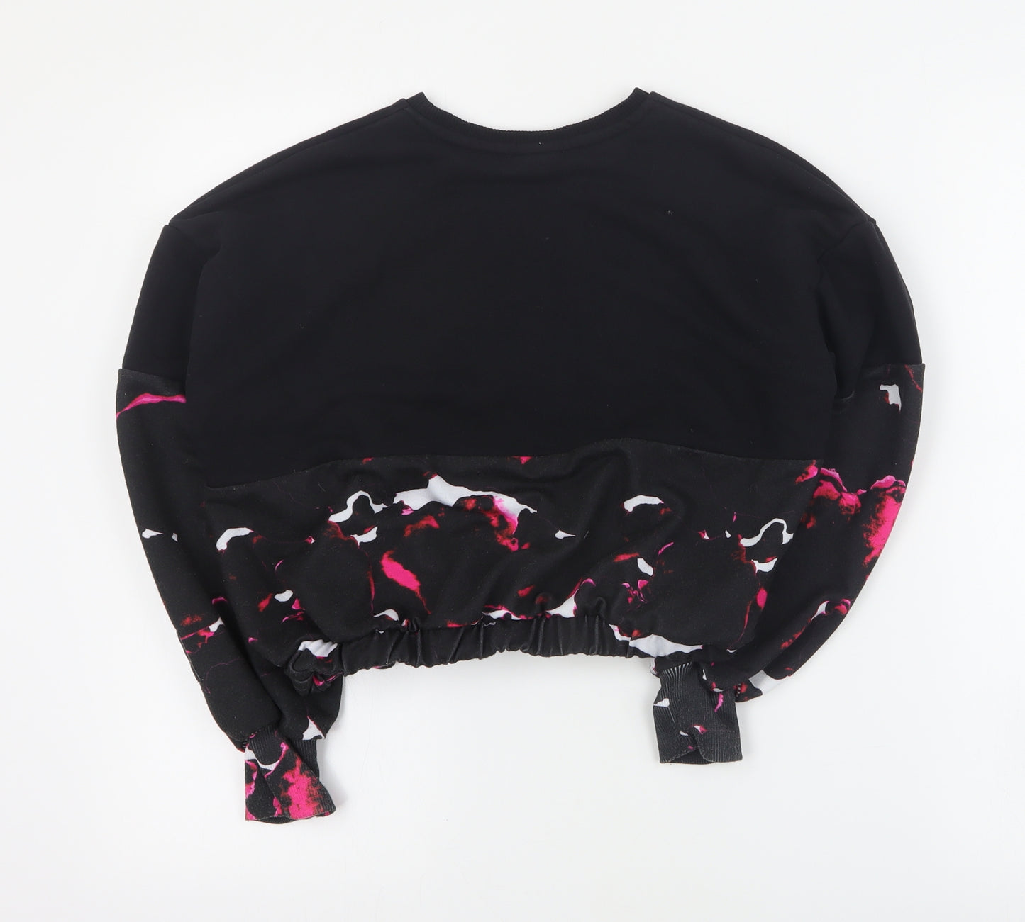 Hollyfield Girls Black  Polyester Pullover Sweatshirt Size S  Pullover - 8-10 years