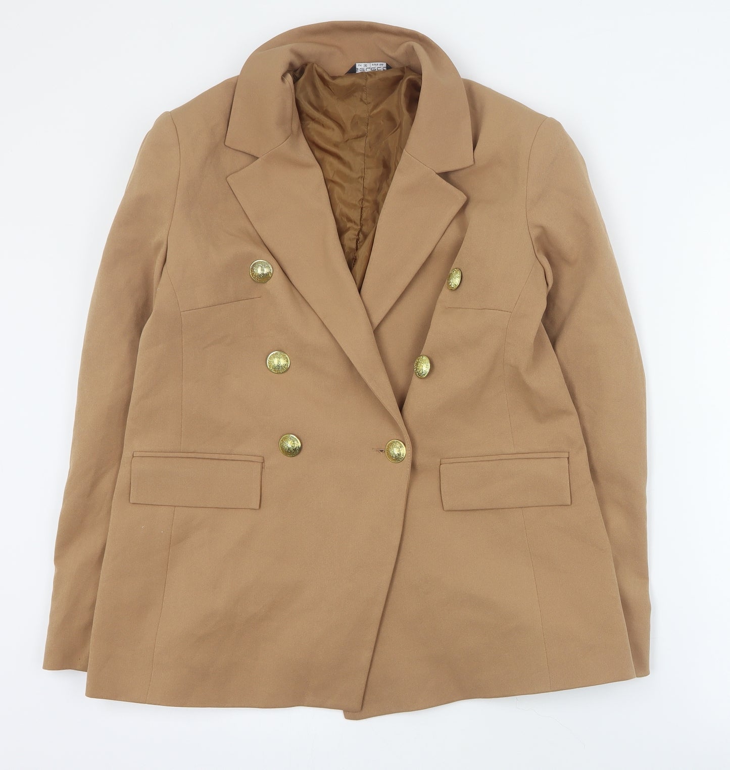 Select Womens Brown   Jacket Blazer Size 16  Button