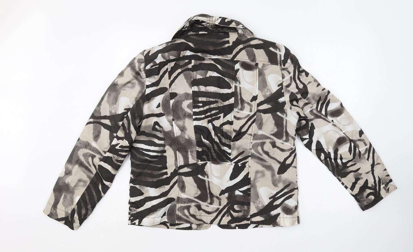 Brandex Womens Multicoloured Camouflage  Rain Coat Coat Size 14